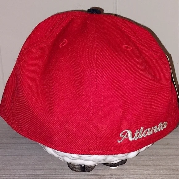 NWT Rare New Era Atlanta Backwoods Logo Fitted Baseball Hat - Picture 10 of 15